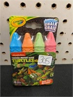 NEW NINJA TURTLES SIDEWALK CHALK