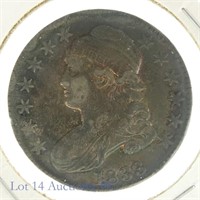 1833 Silver Capped Bust Half Dollar (EF)