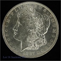 1887 Silver Morgan Dollar VAM 11 (BU P/L)
