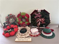 Handmade Cloth Wreaths & more