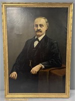 Identified PA Gentleman Portrait Oil Painting