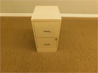 2 Drawer metal filing cabinet 15X18X29