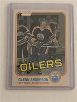 OPC 1981-82 GLENN ANDERSON  ROOKIE