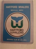 1979-80 OPC WHALERS CHECKLIST CARD