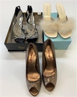 3 Pairs Ladies Shoes Size 8 -9 Lightly Used