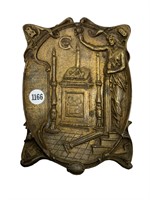 Metal Masonic Plaque