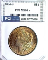 1884-S Morgan PCI MS64+ LISTS $215000 RARITY BU