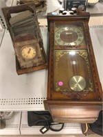 HD Classic wood cased wall clock and repurposed