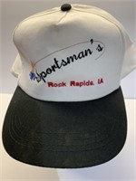 Sportsmans rock Rapids, Iowa snap to fit ball cap