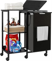 Laundry Hamper with Side Shelf and High Capacity