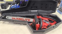 HOMELITE XL 10695A CHAINSAW IN CASE