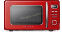 Galanz Retro Microwave  0.7 cu ft  Red
