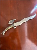 UNICORN DISPLAY KNIFE SWORD