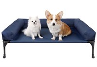 Veehoo Bolster Elevated Dog Bed-Durable & Washable