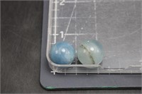 2, aquamarine spheres
