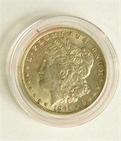 1891 Morgan Silver dollar