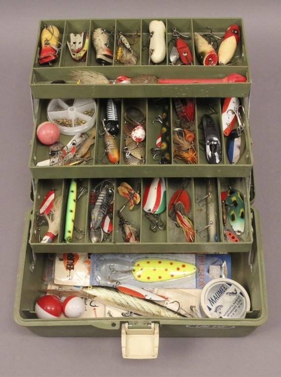 1-26-20 GREAT COLLECTION OF VINTAGE LURES, DECOYS, TACKLE 