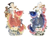 Porcelain Asian Figures