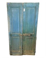Pair Vintage Wood Doors/Shutters
