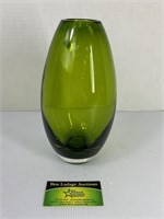 Green Glass Vase