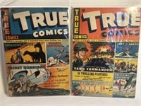 Vintage Golden Age Comics True comics 10 cent lot