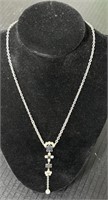 (AI) Sterling Silver TOUS Star/Flower Necklace.
