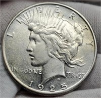 1925-S Peace Silver Dollar