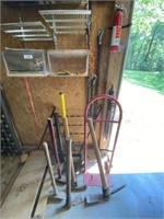 Lot of Long Handled Tools