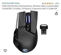 EVGA X20 Wireless Gaming Mouse, Wireless
