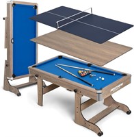 ANYTHING SPORTS 3 in 1 6 FT pool/pingpong Table