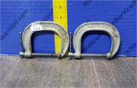 Pair of 2 1/2" C-Clamps