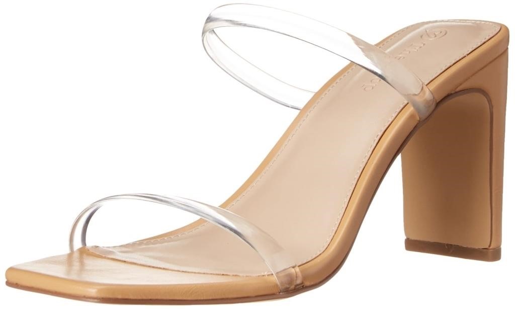 The Drop Women's Avery Square Toe Two Strap High