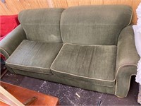 Green 2 cushion couch