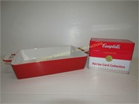 Campbells Recipe Card Collection w Casserole Dish