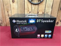iBasktek BT Speaker FM Radio Rechargeable Battery