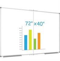 JILoffice Large Foldable White Board 72x40