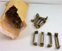 Lot of vintage brass handles - 45 approx