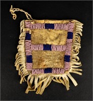 19th Century Sioux Beaded Pouch