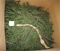 Large Box of Artificial Pine Stems
