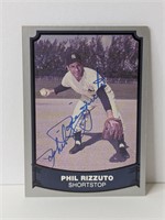 Phil Rizzuto Autograph Baseball Card
