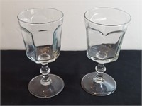 2pc Stemmed Pub Glasses