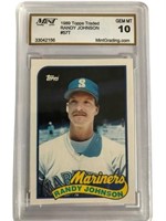 1989 Topps Randy Johnson Card Graded