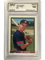 1991 Jim Thome Trading Card Graded