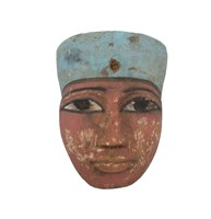 Egyptian Polychrome Wooden Mask