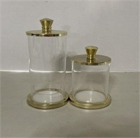 Pair of Bathroom Containers