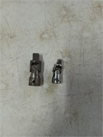 Two snap-on wobble joints 3/8+1/2"