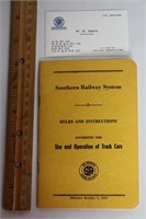 Southern Railway System Rules Booklet 1947