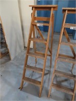 5 Step A Frame Timber Ladder