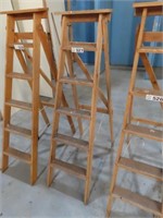 5 Step A Frame Timber Ladder