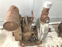 Water pump engine